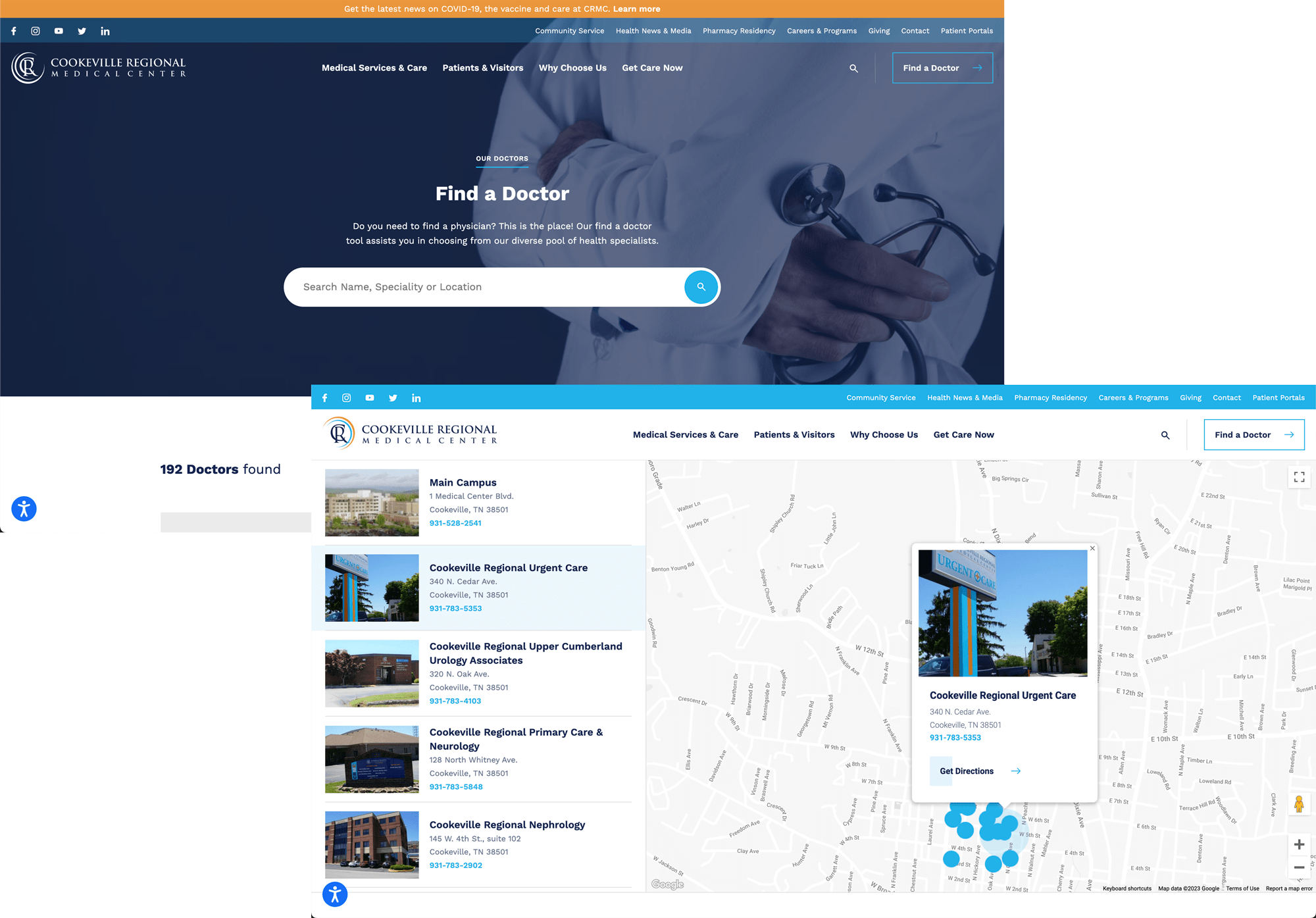 Cookeville Regional Medical Center has seen tremendous growth throughout the last 100 years