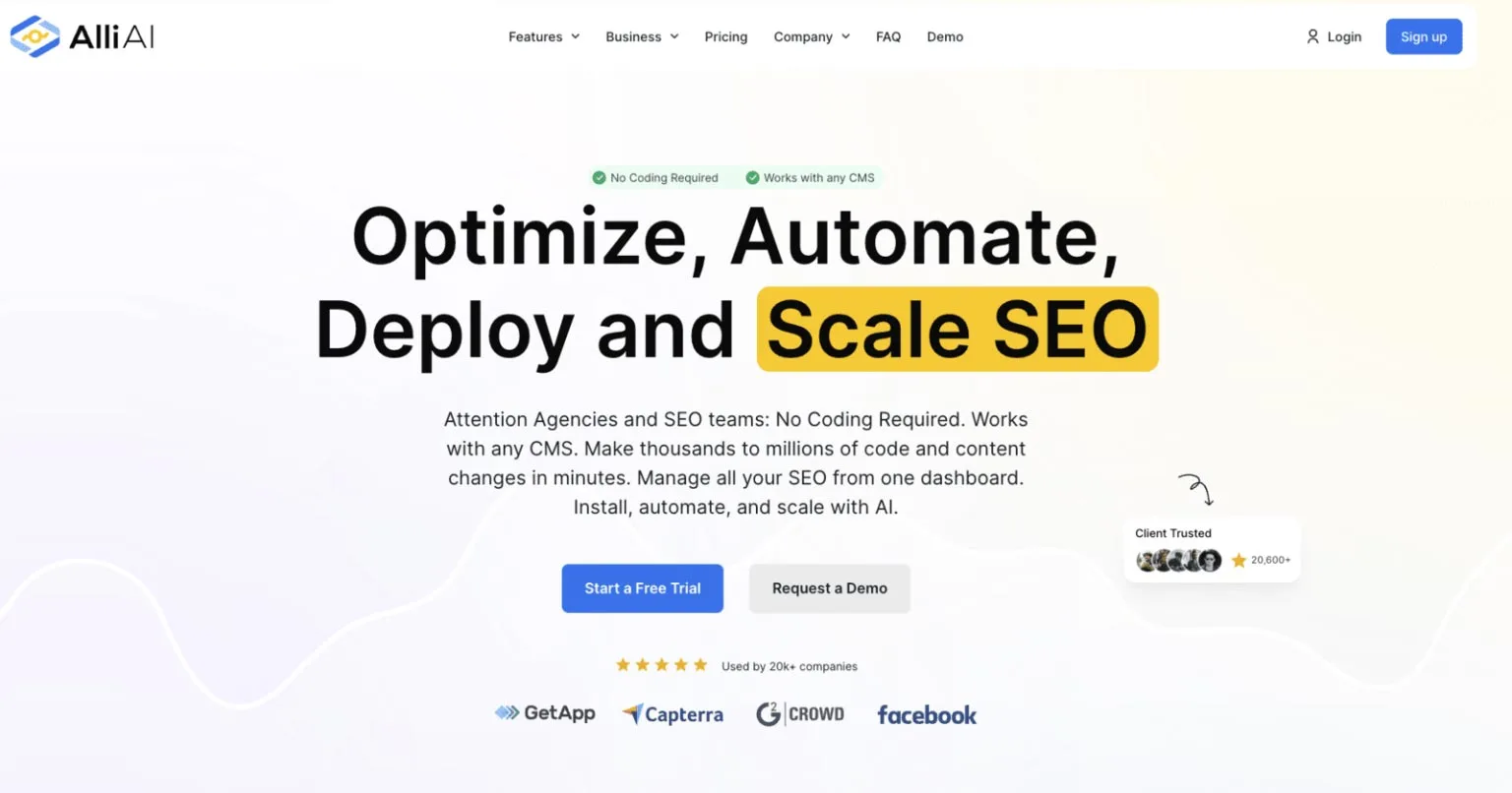 AlliAi Homepage