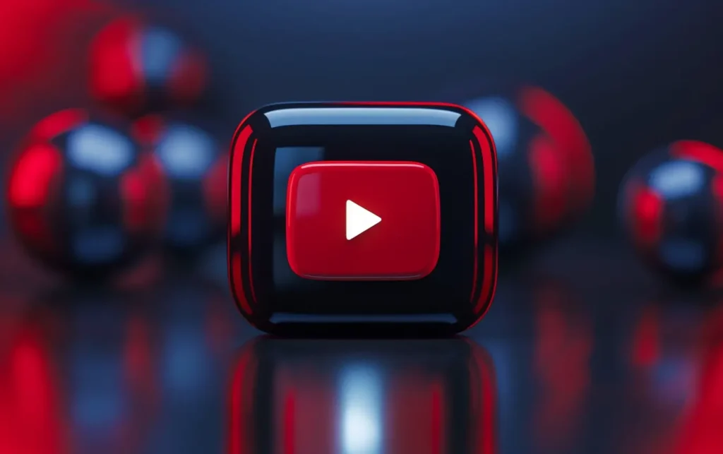 3D YouTube Play Button - Digitech